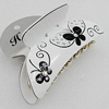 Fashional hair Clip with Acrylic, 94x43mm, Sold by Group