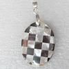 Shell Pendant, 20x36mm, Hole:Approx 4mm, Sold by PC