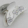 Fashional hair Clip with Acrylic, 92x45mm, Sold by Group