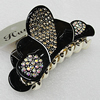 Fashional hair Clip with Acrylic, 80x39mm, Sold by Group
