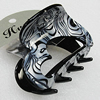 Fashional hair Clip with Acrylic, 67x48mm, Sold by Group
