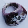 Ceramics Finger Rings, 30mm, Sold by Bag