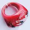 Ceramics Finger Rings, 30mm, Sold by Bag