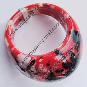 Ceramics Finger Rings, 16mm, Sold by Bag