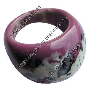 Ceramics Finger Rings, 16mm, Sold by Bag