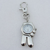 Metal Alloy Fashionable Waist Watch, Hand 42x22mm, Sold by PC