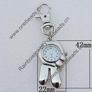Metal Alloy Fashionable Waist Watch, Hand 42x22mm, Sold by PC