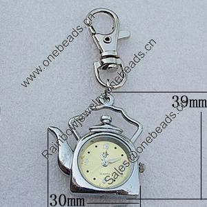 Metal Alloy Fashionable Waist Watch, Water bottle 39x30mm, Sold by PC
