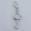 Metal Alloy Fashionable Waist Watch, Key 55x23mm, Sold by PC