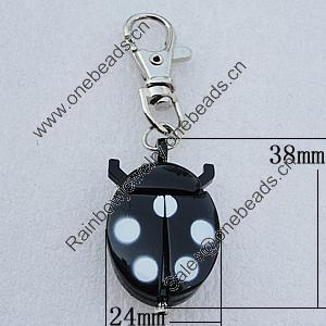 Metal Alloy Fashionable Waist Watch, Animal 38x24mm, Sold by PC