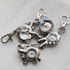 Metal Alloy Fashionable Waist Watch, Mix Style, 28x30mm-46x47mm, Sold by Group