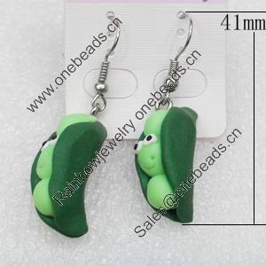 Fimo Earring, 41mm, Sold by Dozen