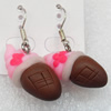 Fimo Earring, 30mm, Sold by Dozen