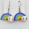 Fimo Earring, 30mm, Sold by Dozen