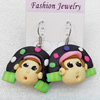 Fimo Earring, 35mm, Sold by Dozen