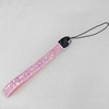 Mobile Decoration, PU Leather, Length Approx:5.9-inch, width:10mm, Sold by PC