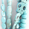 Turquoise Beads, Mix Style, 16-25x27mm, Hole:Approx 1mm, Sold by Group