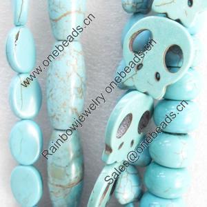 Turquoise Beads, Mix Style, 16-25x27mm, Hole:Approx 1mm, Sold by Group