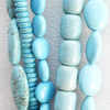 Turquoise Beads, Mix Style, 8-13x15mm, Hole:Approx 1mm, Sold by Group
