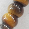 Tiger Eye Stone, Rondelle, 12x9mm, Hole:1mm, Sold per 16-inch Strand