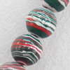 Malachite Beads，Round, 12mm, Hole:Approx 1mm, Sold per 16-inch Strand