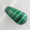 Malachite Beads，Teardrop, 18x10mm, Hole:Approx 1mm, Sold per 16-inch Strand