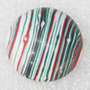 Malachite Cabochons，Round, 8mm in diameter, Sold by PC