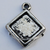 Zinc Alloy Cabochon Settings, Lead-free, Outside Diameter:13mm Inner Diameter:10mm, Sold by Bag