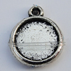 Zinc Alloy Cabochon Settings, Lead-free, Outside Diameter:12mm Inner Diameter:9mm, Sold by Bag