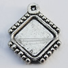 Zinc Alloy Cabochon Settings, Lead-free, Outside Diameter:16mm Inner Diameter:12mm, Sold by Bag