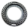 Zinc Alloy Cabochon Settings, Lead-free, Outside Diameter:33mm Inner Diameter:24mm, Sold by Bag