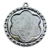 Zinc Alloy Cabochon Settings, Lead-free, Outside Diameter:31mm Inner Diameter:24mm, Sold by Bag