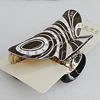 Fashional hair Clip with Acrylic, 94x55mm, Sold by Group