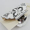 Fashional hair Clip with Acrylic, 95x50mm, Sold by Group 