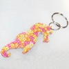 Aluminum Alloy keyring Jewelry Key Chains, 31x76mm, Length:Approx 12cm, Sold by PC