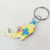 Aluminum Alloy keyring Jewelry Key Chains, 28x71mm, Length:Approx 11cm, Sold by PC