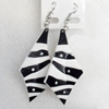 Acrylic Earring, 35x93mm, Sold by Dozen