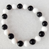 Fashion Bracelet, Shell Beads & Agate Beads, width:8mm, Length Approx:6.7-inch, Sold by Strand