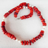 Fashion Coral Necklace, width:12mm, Length Approx:15.7-inch, Sold by Strand