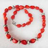 Fashion Coral Necklace, width:10mm, Length Approx:15.7-inch, Sold by Strand