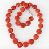 Fashion Coral Necklace, width:14mm, Length Approx:15.7-inch, Sold by Strand