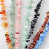 Gemstone Beads, Chips, Mix Colour, 5-8mm, Hole:Approx 1mm, Length:16-inch, Sold by Group