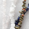 Gemstone Beads, Chips, Mix Colour, 5-8mm, Hole:Approx 1mm, Length:16-inch, Sold by Group