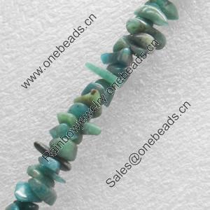 Gemstone Beads, Chips, 5-8mm, Hole:Approx 1mm, Sold per 16-inch Strand