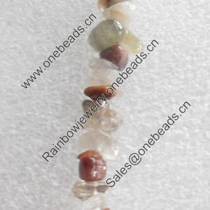 Gemstone Beads, Chips, 5-8mm, Hole:Approx 1mm, Sold per 16-inch Strand