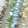 Gemstone Beads, Chips, Mix Colour, 5-8mm, Hole:Approx 1mm, Length:16-inch, Sold by Group