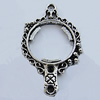 Zinc Alloy Cabochon Settings, Lead-free, Outside Diameter:25mm Inner Diameter:18mm, Sold by Bag