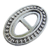 Zinc Alloy Cabochon Settings, Lead-free, Outside Diameter:25x36mm Inner Diameter:14x26mm, Sold by Bag