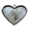 Zinc Alloy Cabochon Settings, Lead-free, Outside Diameter:61x51mm Inner Diameter:56x37mm, Sold by Bag