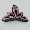 Fashional hair Clip with Plastic, 89x64mm, Sold by Group